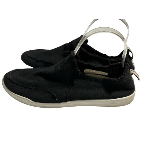 Vionic Beach Malibu Canvas Slip On Shoe Black  7.5 - Picture 2 of 5